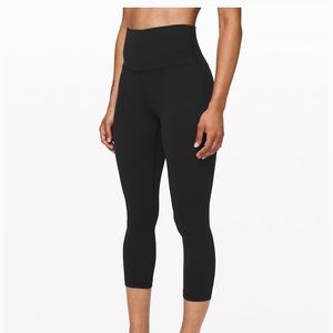 Lulu lemon align legging crop (21”) BLACK size 6